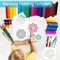 33-Piece Mandala Painting Stencils – Reusable 6 x 6 in & 3.5 x 3.5 in Templates for DIY Crafts, Canvas, Wood, Furniture, Card Making & Home Decor